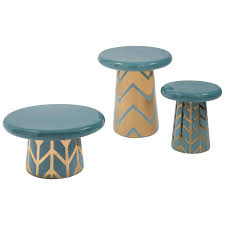 Set Of Three T Tables Special Edition 1 Designed By Jaime Hayon For Bosa Jaime Hayon Ceramic Workshop Furniture Design Wooden
