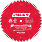 10-inch x 84 Tooth Carbide Tipped Mitre/Table Saw Blade for Laminate/Aluminum Cutting D1084L Diablo