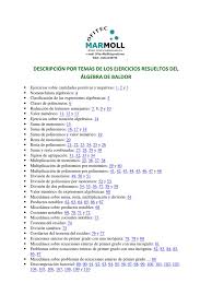 Let's change the world together. Descripcion Por Temas De Los Ejercicios Resueltos Del Algebra De Baldor Multiplicacion Ecuaciones