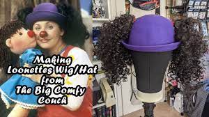 Making Loonettes Wig/Hat from The Big Comfy Couch - YouTube