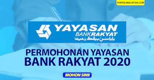 Am staying at ara damansara, pj. Yayasan Bank Rakyat 2020 Permohonan Borang