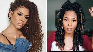 See more ideas about natural hair styles, hair styles, braided hairstyles. Beautiful Faux Locs Hairstyles 2020 Curly Girl Swag