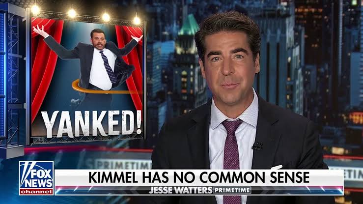Jesse Watters: Jimmy Kimmel wasn't suspended for a joke, he 'flat-out lied'  | Fox News Video
