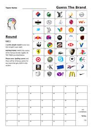 Classroom printables, activities & worksheets. Guess The Logos And Alphabet Brands Worksheet For Tutor Time Teaching Resources