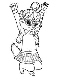 Brittany The Chipettes Jump Coloring Page Download Print Online Coloring Pages For Free Color Nimbus In 2020 Alvin And The Chipmunks Coloring Pages Chipmunks
