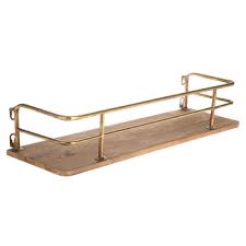 Wall display dimensions for each shelf are 24 inches wide by 4 inches deep by 4 inches high. Gold Wall Shelves Paulbabbitt Com
