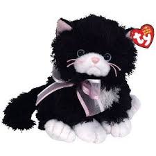 Black And White Beanie Baby Cat Cabaret The Cat Beanie Babies Cat Beanie Baby Ty Beanie Baby Beanie
