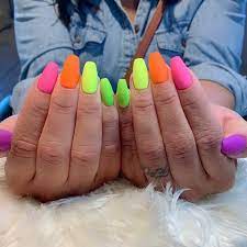 Free shipping on orders over $25.00. Pastel Matte Rainbow Nails Matte