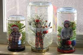 Diy Snow Globe Wereldbol Knutselen Kerstmis Diy Sneeuwbol Knutselen
