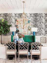 See more ideas about country dining rooms, dining, decor. Eclectic Dining Room With Black And White Wallpaper Kendall Simmons Hgtv