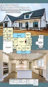 Single Story Modern Farmhouse Open Floor Plans Elegant Single Story Modern Farm Architectural Design House Plans Modern Farmhouse Plans Farmhouse Floor Plans
