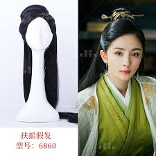 The buns themselves are often given cloth covers tied with ribbons. Multi Designs Yangmi Ancient Chinese Sword Lady Long Hair Wigs Hair Buns With Hair Accessories For Tv Play Empress Of Fu Yao Women S Hair Accessories Aliexpress