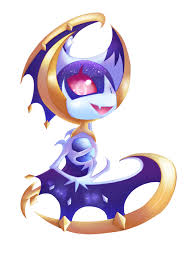 Lunala Is One Of My Favorite Legendary Pokemon So I Wanted To Draw Her Chibi Style Pokemon Ghost Type Pokemon Pokemon Drawings