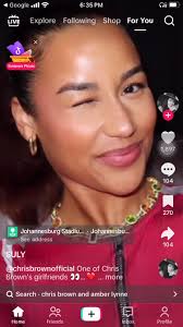 Sulem Calderon and Chris Brown