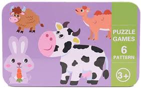 Maybe you would like to learn more about one of these? 6 In 1 Wooden Farm Animal Puzzles In A Box Biblu Box