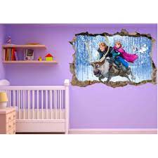 Upload custom graphics here to use in the free blingee online photo editor, and create art on your favorite topics. Stickers Trompe L Oeil Frozen La Reine Des Neiges Ref 23231 Stickers Muraux Enfant