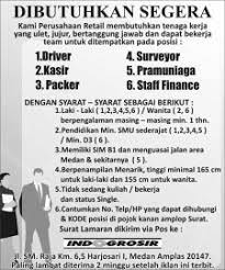 Persyaratan melamar kerja ke indogrosir. Lowongan Kerja Indogrosir Tribun Medan