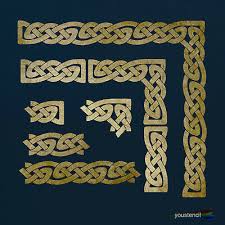 As taught by celtic artist patrick gallagher. Celtic Knot Border Stencil Set With Corners And Terminations St93 Ebay