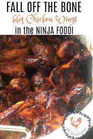 Bbq Chicken Wings Made In The Ninja Foodi Home Pressure Cooking Recipe Chicken Wing Recipes Bbq Chicken Wings Ninja Cooking System Recipes