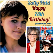 SALLY FIELD American actress and director.She is the recipient of accolades  including 2 academy awards, 3 Emmy awards,2 Golden Gloves awards,,BRITISH  ACADEMY FILM AWARDS,,many more.. Mama ni Peter Parker sa AMAZING  SPIDERMAN,,AT