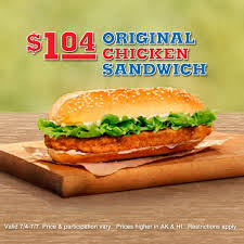 Bk Original Chicken Sandwich Price Burger King On Twitter Starting Tomorrow The Original Chicken Sandwich Is 1 04 Happy Birthday America Http T Co 1haijypgq6