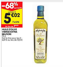 Offre Huile D Olive Vierge Extra Belfiori 68 Sur Le 2e Chez Leader Price
