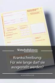 Krankschreibung Fur Wie Lange Darf Sie Ausgestellt Werden Krank Krankenschein Berufserfahrung