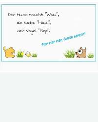 Tischspruch Tiere Tischspruche Kindergedichte Kinder Song