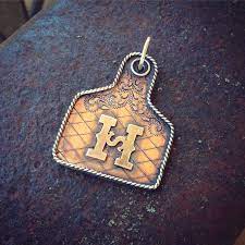 Engraved Ear Tag Pendant By Silo Silver Cowgirl Jewelry Silver Earrings Outfit Silver Jewelry Diy