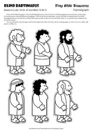 Jesus heals a blind man craft. Coloring Book And Flannelgraph Blind Bartimaeus My Wonder Studio