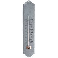Thermometre De Jardin En Zinc Patine 50cm Patine Jardins Esschert Design