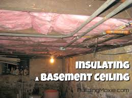 This vapor barrier is very helpful in keeping moisture away from the basement walls and the rest of the house. Insulate A Basement Ceiling With Building Moxie As The Diy Guy
