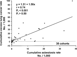 Lung cancer has two broad types: Asbestosis A Marker For The Increased Risk Of Lung Cancer Among Workers Exposed To Asbestos Chest