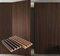 Hot Use Indoor Wpc Fluted 160 Wpc Panels Walls Decorative 160 Wood Grain  Laminated Wpc Wall Panels