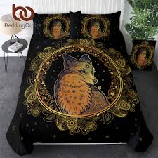 Scegli la consegna gratis per riparmiare di più.paesaggi da sogno, teneri cuccioli e simpatici animali per un'ampia fascia di clienti. Beddingoutlet Volpe Dorata Set Di Biancheria Da Letto Animale Stelle Duvet Cover Set Paisley Tessuti Per La Casa 3 Pezzo Foglia Foglie Fiore Copriletti Completi Letto Aliexpress
