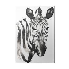 Kids can use our step by step illustrations to discover how to draw all sorts of animals and build up their skills and confidence in the process.plus they are just good fun! Black And White Monochrome Painting With Water And Ink Draw Zebra Illustration Canvas Print Pixers We Live To Change