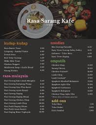3.00 pm to 1.00 am. Sarang Art Hub Menu Baru Facebook