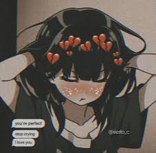 Tons of awesome anime 1080x1080 wallpapers to download for free. Girl Cute Aesthetic Sad Anime Pfp Novocom Top