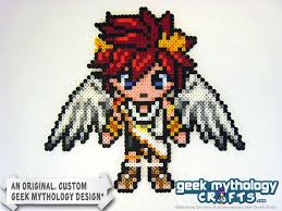 Fosse Kid Icarus Nintendo Pixel Bead Sprite Figure In 2020 Kid Icarus Pixel Beads Bead Sprite