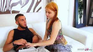 Ginger College Girl Brandi Belle Seduce Neighbour to Cheating Fuck