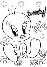 Tweety bird colouring pages to print. Free Printable Tweety Bird Coloring Pages Coloring Home