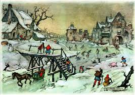 Maybe you would like to learn more about one of these? Winter Scene Anton Pieck Dutch Painter Artist And Graphic Artist Illustrators Anton Anton Pieck