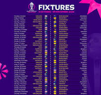 ICC Cricket World Cup Schedule 2023 with Fixtures, Points ...