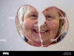 Pearl Cameron, 68, one of the 'Graffiti Grannies' that took part in an  over-65s street-art workshop at this year's Nuart Aberdeen Festival Stock  Photo