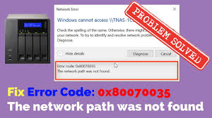 Fix Error Code 0x80070035 The Network Path Was Not Found Youtube