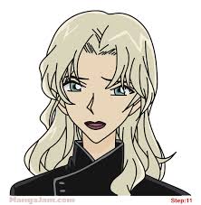 How to Draw Vermouth from Detective Conan - MANGA-JAM.com