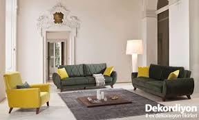 Daha önce kahverengi koltuk takımına uygun halı ile gri koltuk takımı ne renk halı sorularını cevaplamıştık. Yesil Koltuk Takimina Uygun Hali Fikirleri Dekordiyon Mobilya Koltuklar Oturma Odasi Dekorasyonu
