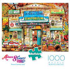 There is always time to squeeze in a little fun when nobody is looking. Aimee Stewart Brown S General Store 1000 Piece Jigsaw Puzzle Aimee Stewart Puzzles Buffalo Games Jigsaw Puzzles