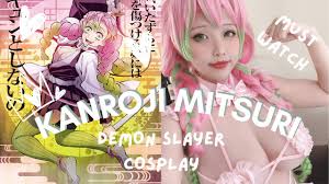 Super Hot Kanroji Mitsuri Sexy Cosplay [1 minute Demon Slayer] - YouTube