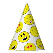 Emojis Party Hats Zazzle Com Emoji Party Emoji Birthday Party Emoji Birthday